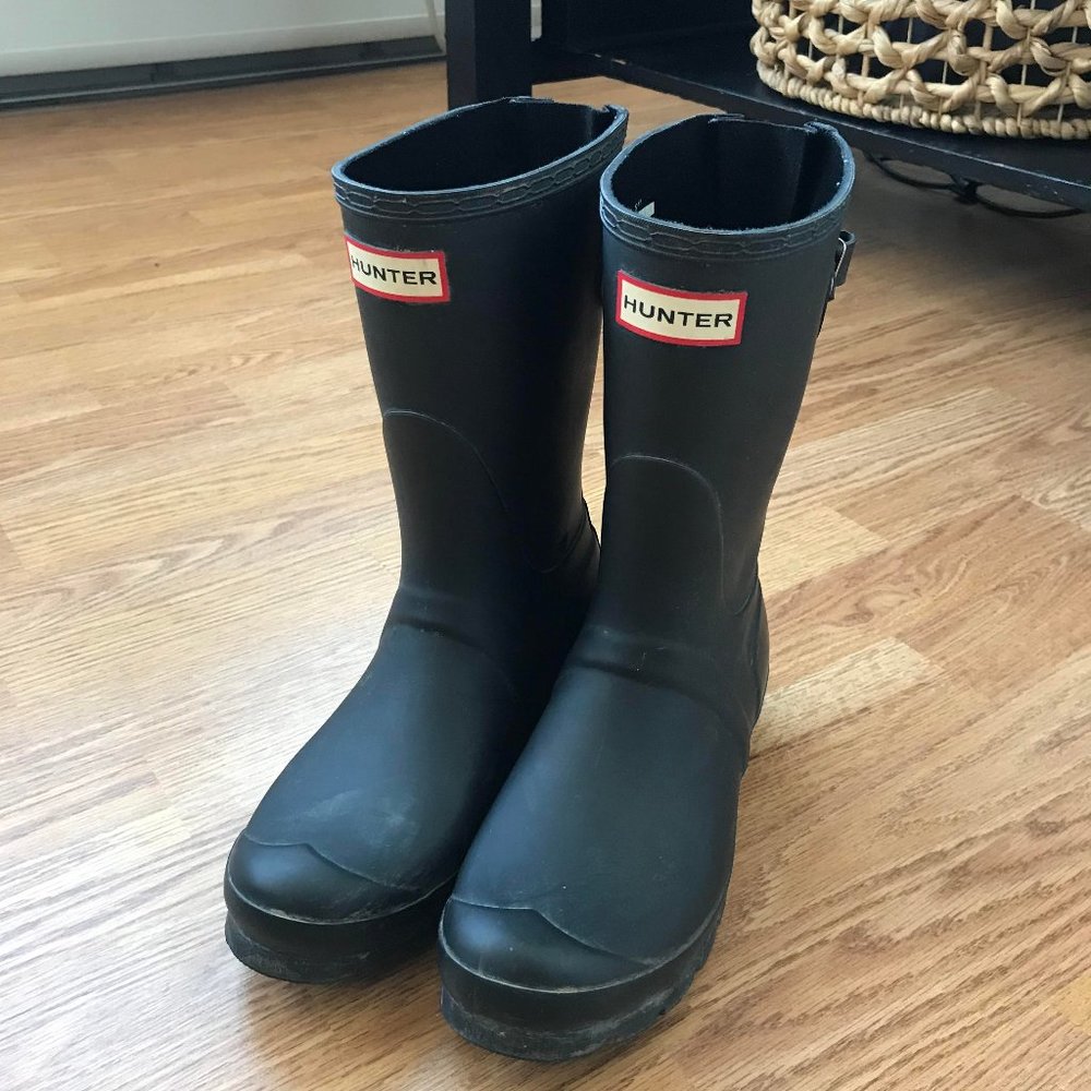 HUNTER Women's Original Short Rain Boots black